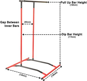 Estación de dominadas multifunción para entrenamiento de fuerza en casa, torre de energía deportiva <span class=keywords><strong>Mate</strong></span>, altura ajustable, para gimnasio en casa - Product Image 2