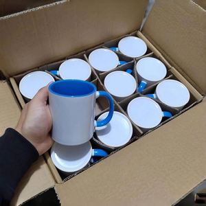 Mug à café en céramique de 11 oz avec logo personnalisé, faible MOQ, pour la famille, les amis, les couples, les camarades de classe, les cadeaux promotionnels de vacances, l'usage quotidien - Product Image 5