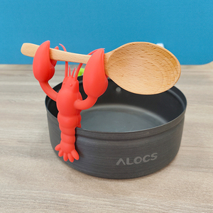 ロブスターシリコンキッチン用品スプーン残りホルダー & ポットグリルクリップエレガントなデザインで料理に便利 - Product Image 6