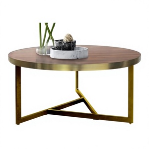 Nordic Eco-Friendly Modern Living Room <b>Sofa</b> <b>Side</b> Furniture at Best Price Hot Selling Hotel Guest Room Coffee <b>Table</b> Wooden Top - Product Image 1