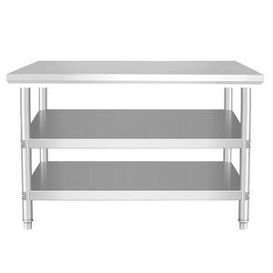 Sản phẩm mới nhà hàng nhà bếp thép không gỉ 2 ply bàn làm việc thép không gỉ bàn làm việc - Product Image 3