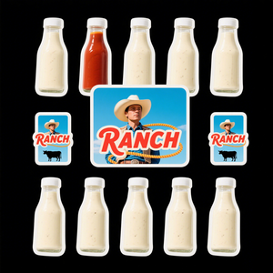 Étiquettes d'emballage auto-adhésives personnalisées en rouleau, autocollants imprimés, étiquette de sécurité alimentaire étanche pour bouteille de jus pour emballage alimentaire - Product Image 5