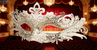 Masque de fête de mascarade d'Halloween DAMAI en promotion avec strass en plastique, masques vénitiens amusants de dessin animé pour femmes
