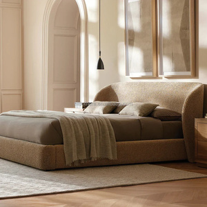 <span class=keywords><strong>Cama</strong></span> Moderna y Acogedora con Estructura de Acero Tapizada y Suave, Diseño Elegante y Contemporáneo - Product Image 6