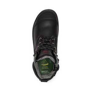 Steel Toe Waterproof Side <strong>Zip</strong> Anti-Slip EH 7" Full Grain Leather TPU Safety Shoes <strong>Work</strong> <strong>Boots</strong> Mining Golden Retriever GR245Z - Product Image 3