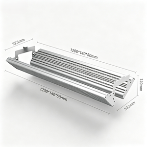 Éclairage anti-éblouissement pour terrains de badminton intérieurs, gymnases, salles de basketball, terrains de tennis de table, pour éclairage linéaire haute puissance 80W-150W IP65 - Product Image 3