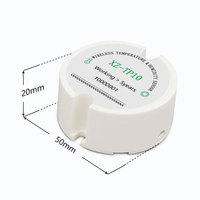 Mini Sensor de Temperatura Inalámbrico de Bajo Consumo y Alta Precisión para Monitoreo de Logística Médica y Cadena de Frío en Almacenes, 500m