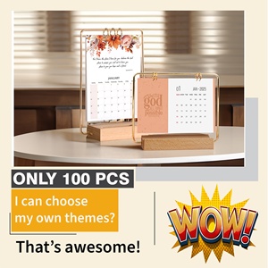 Kinh Doanh Bộ Quà Tặng Tùy Chỉnh In Lịch 365 Ngày Notepad <span class=keywords><strong>2025</strong></span> Kế Hoạch Ghi Nhớ Perpetual Bàn Lịch Sticker Với Đứng Bằng Gỗ - Product Image 3