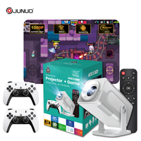 Mini proyector inteligente portátil 1080P Dcolor Games con lámpara LED para cine en casa y controlador de juegos Android 11 Wifi 6
