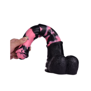 YOCY 35cm Godemiché réaliste en forme de <span class=keywords><strong>cheval</strong></span>, Plug anal, Godemiché à ventouse, Godemiché long en silicone pour femmes lesbiennes - Product Image 3