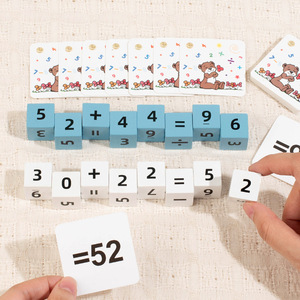 Bloques <span class=keywords><strong>de</strong></span> Madera para Operaciones Numéricas, Juguete Educativo para Niños, Suma, Resta, Multiplicación, División - Product Image 3