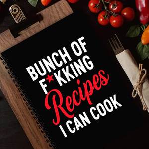 Cuaderno de Recetas Personalizado A5 con Espiral, Cubierta de Cuero PU, Libro de Recetas Extraíble con Anillas para Chefs, Madres y Empresas - Product Image 2