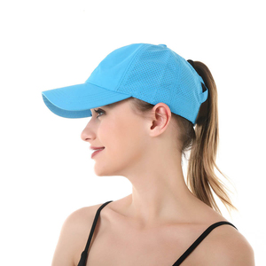 Casquette de sport unisexe personnalisée à séchage rapide, respirante, avec logo courant, broderie ou impression, pour queue de cheval, golf ou baseball, haute qualité - Product Image 4