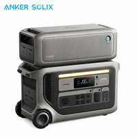Station d'alimentation portable Anker SOLIX F3000 3072Wh à recharge ultra-rapide 6000W, entrée solaire 2400W pour équipement de survie