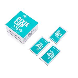 Personalizado al por mayor paquete individual de algodón de bambú orgánico biodegradable limpieza íntima <span class=keywords><strong>copa</strong></span> <span class=keywords><strong>menstrual</strong></span> toallitas húmedas - Product Image 1