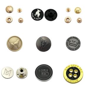 Richbutton <strong>Customized</strong> Pattern Logo Garment <strong>Buttons</strong> Zinc Alloy 17mm Denim Jeans <strong>Button</strong> - Product Image 5