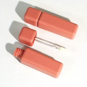 Custom logo <b>Lip</b> <b>Gloss</b> Container Empty Lipgloss Lipstick Packaging Plastic Square <b>Clear</b> <b>Lip</b> <b>Gloss</b> Tubes with Wands 5ml 8ml 10ml - Product Image 4
