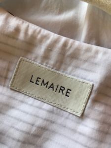 Luxury Custom Woven Garment Label - Multi-color jacquard satin texture, flat fold, for neckline sewn organic garments - Product Image 6