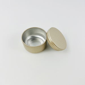 Mini boîtes à thé avec logo personnalisé petit pot à bougie vide rond avec couvercle en métal pour emballage <span class=keywords><strong>de</strong></span> biscuits et biscuits - Product Image 6
