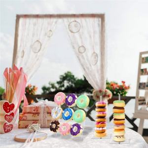 <span class=keywords><strong>Frienda</strong></span> 1 paquete de acrílico Donut Display Wall Stand Donut Display para fiesta o Navidad y cumpleaños Mesa de postres Boda - Product Image 2