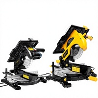 Scie à table multifonction LUXTER 8 pouces en composite pour le travail du bois et de l'aluminium, 220V, machine de découpe tout-en-un
