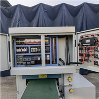 Machine de polissage et de meulage à bande métallique industrielle de 400 mm avec table magnétique