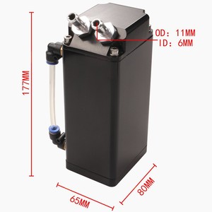Depósito de Aceite Universal de Aluminio para Coche D1, Filtro de Gases de Escape, Azul, 2L - Product Image 3