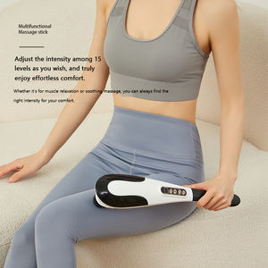 OEM/ODM Venda Quente 6 Cabeças ABS + Silicone Vibração Vara Handheld Tapping Body Sculpting Massagem Martelo Massageadores Lítio-Ion - Product Image 4