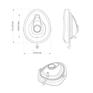 Medresq Porte-clés de masques de réanimation de poche jetables gratuits et bon marché pour la RCR - Product Image 2