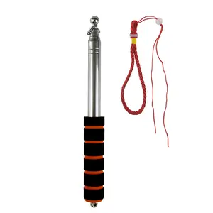 Widely Used Superior Quality Telescopic Guide Flag Pole Stainless Steel Tour Guide Flagpole