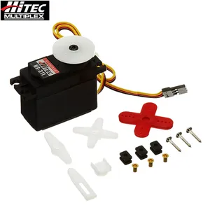 Hitec-HS-311 HS311, Servo analógico estándar de 4,8 V-6,0 V, 5,5 KG/cm, 76oz/in para Control remoto, accesorios de piezas de juguete