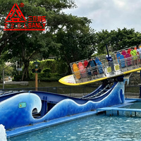 Manège de parc d'attractions extérieur pour enfants et adultes, jeu à sensations fortes, Wave Swing Surfers à vendre