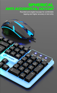 Clavier et <span class=keywords><strong>souris</strong></span> de jeu NG GTX350, combo pour ordinateur portable, kit <span class=keywords><strong>gamer</strong></span> rétroéclairé, clavier filaire USB LED - Product Image 6