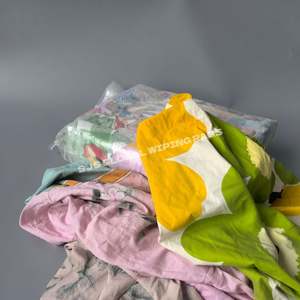 ผ้าเช็ดทำความสะอาดจากผ้าฝ้ายรีไซเคิล สำหรับเช็ดน้ำมันและน้ำ ผ้าทำความสะอาดสำหรับโรงงาน ผ้าเช็ดทำความสะอาดจากผ้าฝ้ายผสม - Product Image 1