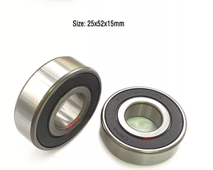 Single Row Deep Groove Ball <strong>Bearing</strong> 6206-2RS/6206RS/6206 2RS/RS RZ 2RZ Size 30x62x16mm Chrome Steel for HXHV for Restaurant GCR1 - Product Image 2
