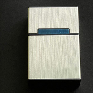 Étui à cigarettes en alliage d'aluminium pour hommes, étui rétro en métal, vente en gros personnalisé - Product Image 6