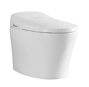 Custom jamban toilette lavabo bidet wc elettrico montaggio a parete articoli un pezzo smart wc con copri sedile caldo