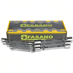 Fasano Socket Wrench Set <b>Chrome</b> Vanadium 8-22mm Automotive Repair Tools - Product Image 2