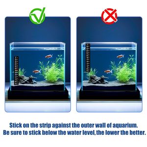Ama-zon Bande de matériau PET numérique chaude Autocollant de température à coller Changement de couleur Thermomètre d'aquarium à usage domestique - Product Image 6