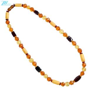<span class=keywords><strong>Collar</strong></span> de cuentas de ámbar facetadas no optimizadas del mar Báltico natural <span class=keywords><strong>Collar</strong></span> de regalo de Navidad <span class=keywords><strong>Collar</strong></span> de regalo - Product Image 2