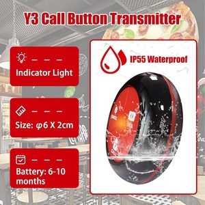 Système de sonnerie d'appel de client de <span class=keywords><strong>restaurant</strong></span> Système de sonnerie de table de <span class=keywords><strong>restaurant</strong></span> de restauration rapide 1 affichage de numéro à 3 chiffres 10 boutons étanches - Product Image 3