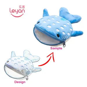 Custom Plush Animal Toys Bag Coin Pouch Bag Cute Earphone Bag Cartoon Mini Wallet Coin Purse Customized