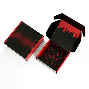 Cajas de embalaje corrugadas electrónicas de alta gama, negras y modernas, adecuadas para tiendas minoristas. - Product Image 3