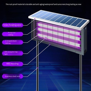 <span class=keywords><strong>Lampe</strong></span> solaire LED <span class=keywords><strong>anti</strong></span>-moustiques imperméable pour l'<span class=keywords><strong>extérieur</strong></span>, éclairage <span class=keywords><strong>professionnel</strong></span> pour jardin, ferme, villa, cour, pelouse - Product Image 4