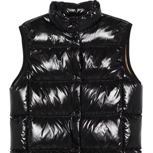 Chaleco Acolchado Brillante Personalizado Leduo para Mujer, Cuello Alto, Sin Mangas, Chaleco de Moda para Exteriores - Product Image 1