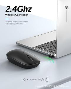 เมาส์ไร้สายขนาดเล็ก 2.4Ghz ออกแบบตามหลักสรีรศาสตร์ สำหรับมือขวา พกพาสะดวก ความละเอียด 1600 DPI สำหรับแล็ปท็อป - Product Image 5