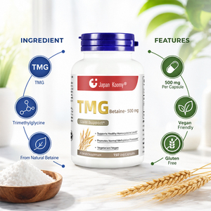 Compléments alimentaires personnalisés Shecome TMG Betaine 500 mg pour le soutien du foie, capsules TMG pour hommes et femmes - Product Image 4