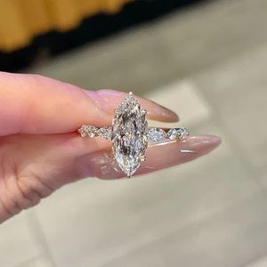 Xinfly 18K Solid Gold Marquise Cut Engagement <b>Ring</b> 2.0ct IGI Lab Grown Diamond Popular Design <b>Fine</b> <b>Rings</b> - Product Image 1