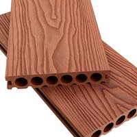 Revêtement de terrasse en WPC résistant aux intempéries, sol extérieur imperméable anti-pourriture, revêtement de sol de patio facile à installer et panneaux de clôture robustes en PVC