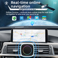 JMC Portable Auto Electronics Wireless CarPlay Android AI BOX para BMW 4G 64 8G 256G WIFI 4G Internet Conectividad